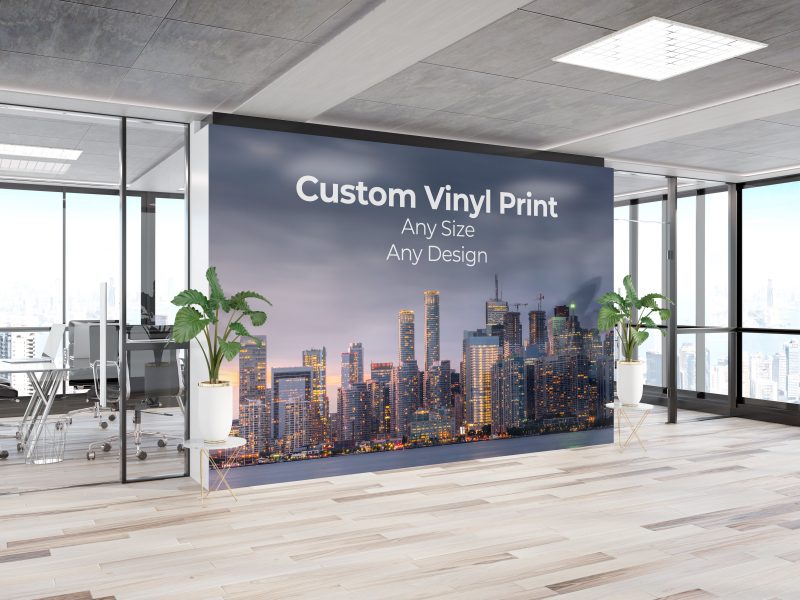 custom printed self adhesive vinyl