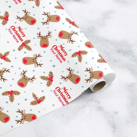 custom christmas wrapping paper